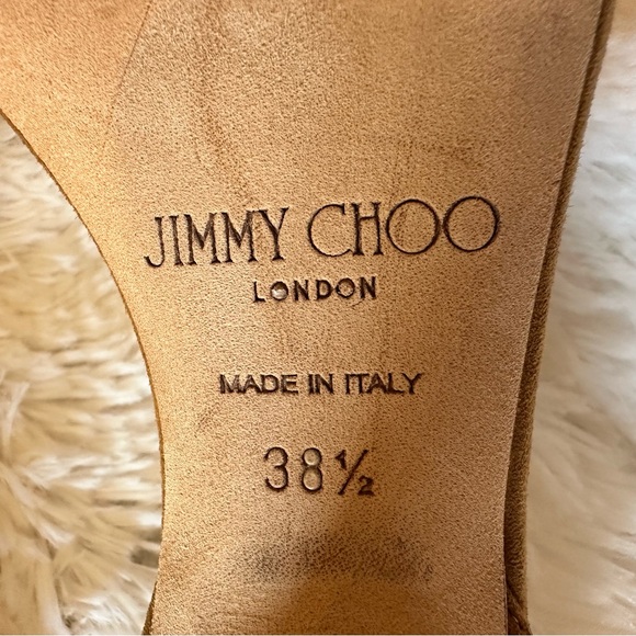 Jimmy Choo - Edina Suede Sandal - Picture 6 of 12